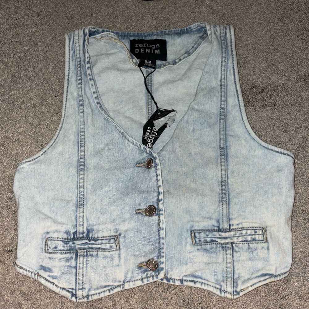 Charlotte Russe Denim Vest
